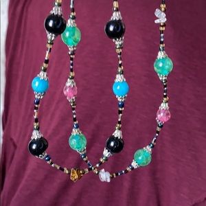 Beaded necklace set